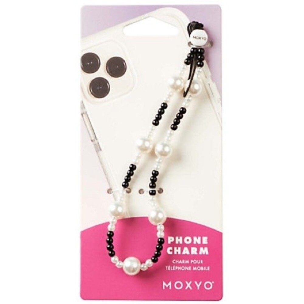Pearl Look Beaded Cell Phone Lanyard Universal Elegant Wristlet Travel Helper